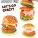 Grabie Ultimate Teriyaki Burger Bun Stress Relief Squishy Toy