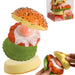 Grabie Ultimate Teriyaki Burger Bun Stress Relief Squishy Toy