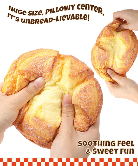 Grabie Golden Crisp Loaf Stress Relief Squishy Toy