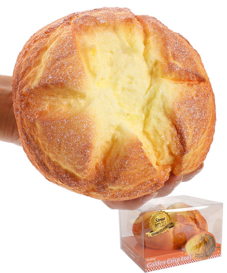 Grabie Golden Crisp Loaf Stress Relief Squishy Toy