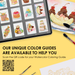 Grabie Dessert-Themed Watercolor Coloring Book 15-Sheet Set