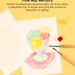 Grabie Dessert-Themed Watercolor Coloring Book 15-Sheet Set
