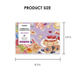 Grabie Dessert-Themed Watercolor Coloring Book 15-Sheet Set