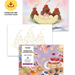 Grabie Dessert-Themed Watercolor Coloring Book 15-Sheet Set