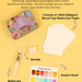 Grabie Watercolor Pocket Set of 12 With Brush Holiday Colors (Pack of 6)