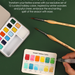 Grabie Watercolor Pocket Set of 12 With Brush Holiday Colors (Pack of 6)