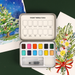 Grabie Watercolor Pocket Set of 12 With Brush Holiday Colors (Pack of 6)