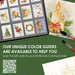 Grabie Holiday-Themed Watercolor Coloring Book 15-Sheet Set