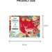 Grabie Holiday-Themed Watercolor Coloring Book 15-Sheet Set