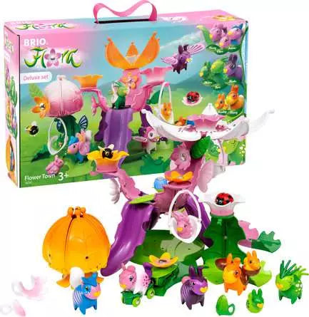 BRIO Flora Flower Town Playset 47 Pieces