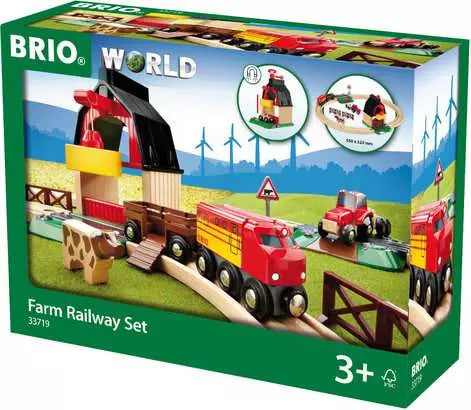 BRIO World Train Set Farm Railway Set