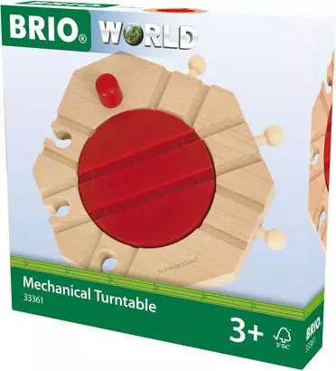 BRIO World Train Tracks Mechanical Turntable