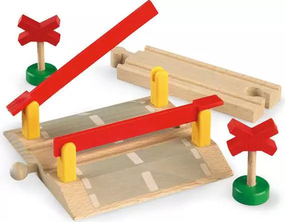 BRIO World Train Tracks Railway Crossing