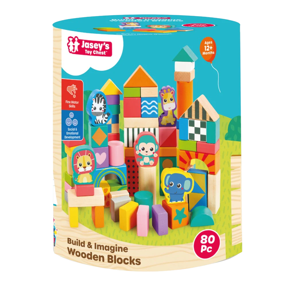 Build & Imagine Wooden Blocks