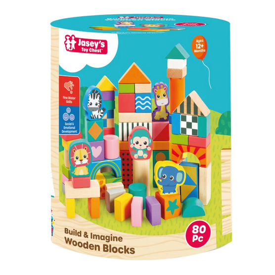 Build & Imagine Wooden Blocks