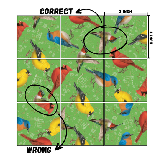 Fun Squared Games Birds Squzzle Tile Brain Teaser Puzzle