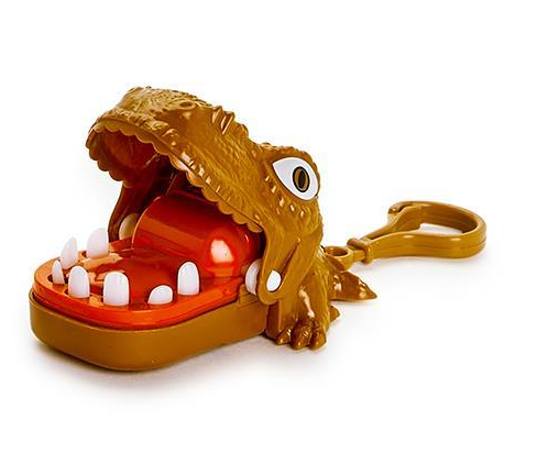 Biting Dinosaur Clip on
