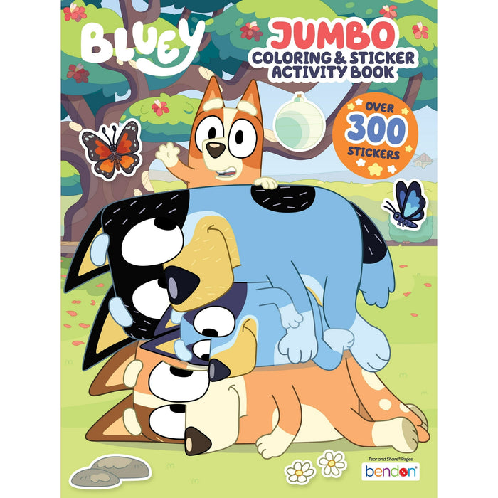 Bluey Jumbo Coloring & Sticker Activity Book