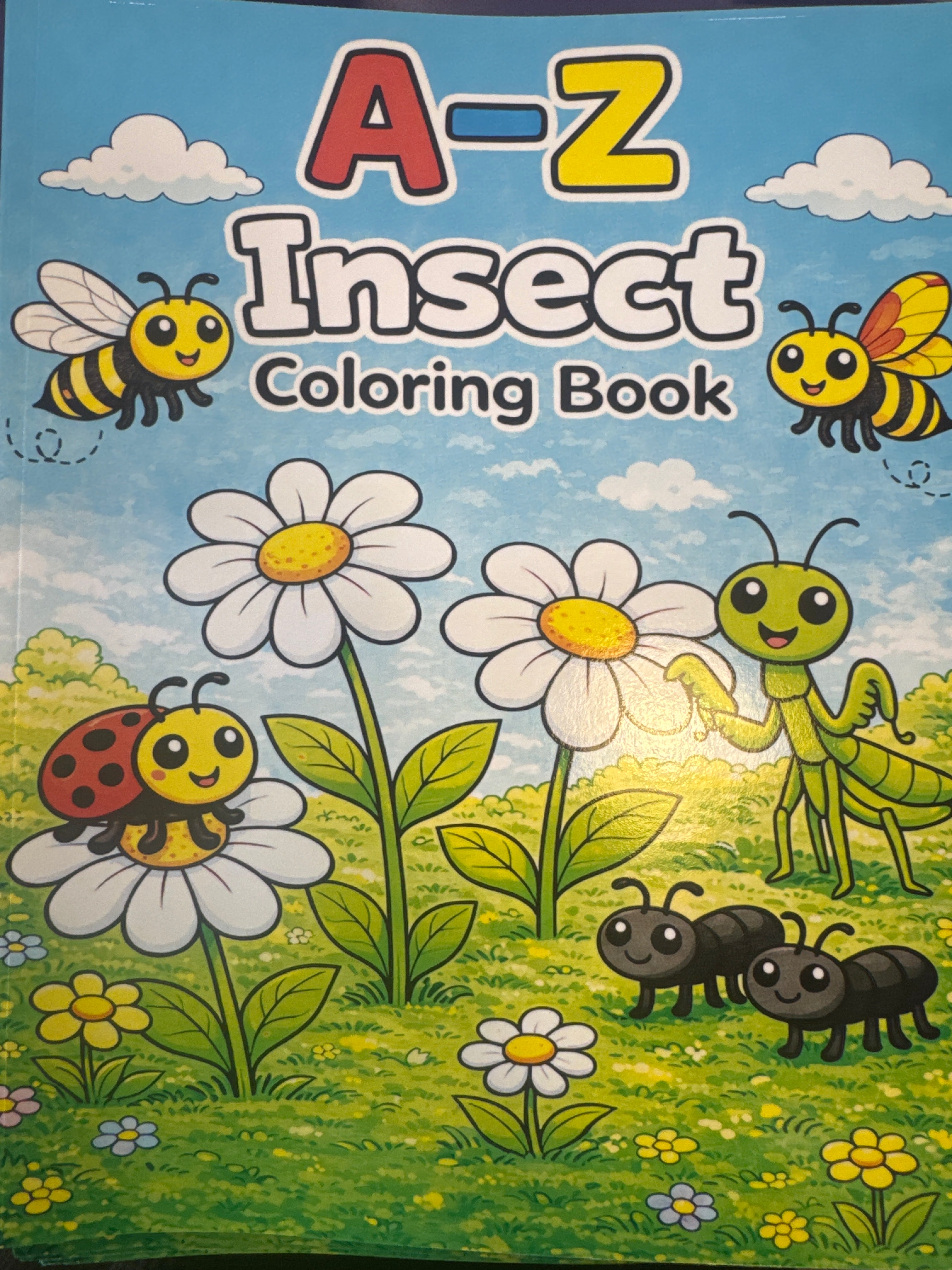 A-Z Insect Coloring Book