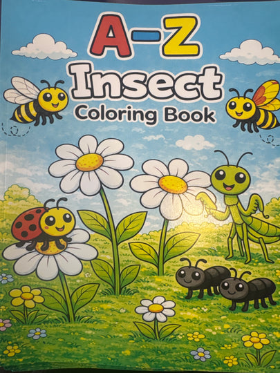 A-Z Insect Coloring Book