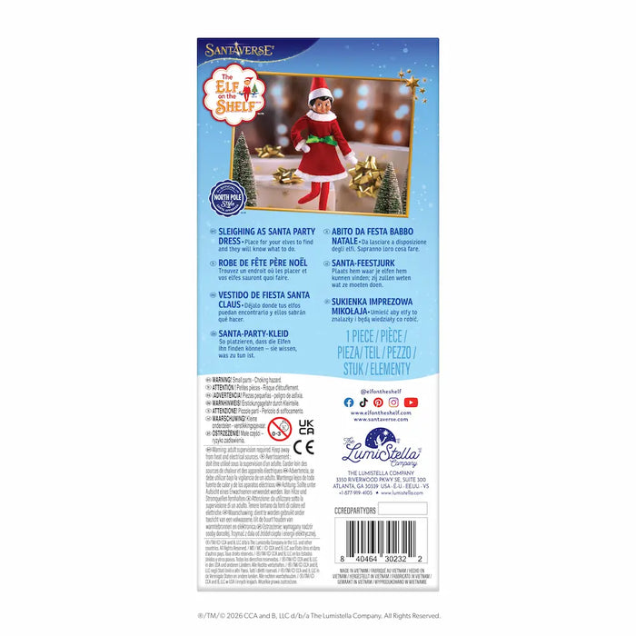 The Elf on the Shelf Sleighing as Santa Party Dress