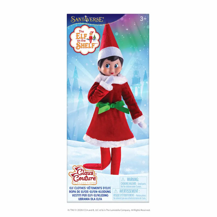 The Elf on the Shelf Sleighing as Santa Party Dress