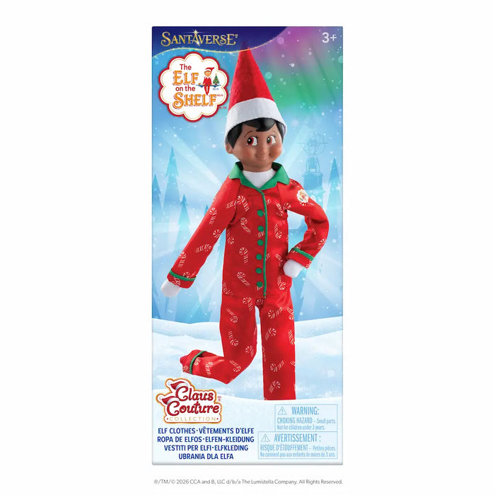 The Elf on the Shelf Claus Couture Collection Candy Cane Couture Elf Pajama Set