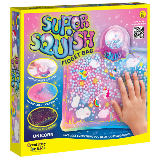 Super Squish Fidget Bag Unicorn