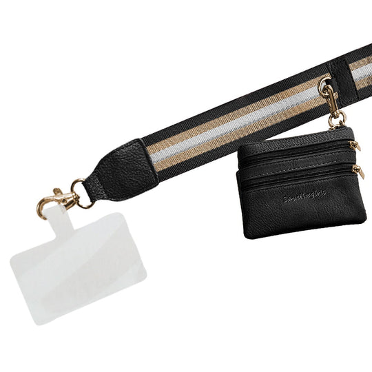Clip and Go Strap With Pouch Stripe Collection