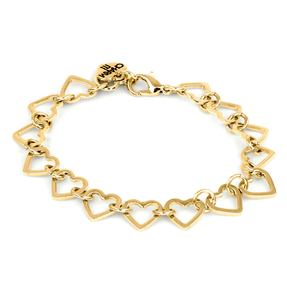 CHARM IT! Gold Heart Bracelet for Custom Charms