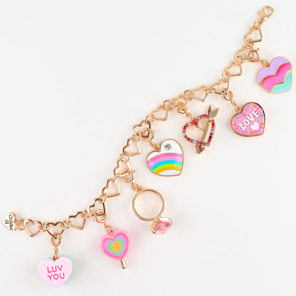 CHARM IT! Gold Heart Bracelet for Custom Charms