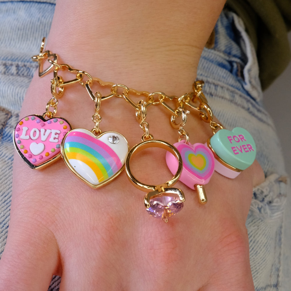 CHARM IT! Gold Heart Bracelet for Custom Charms