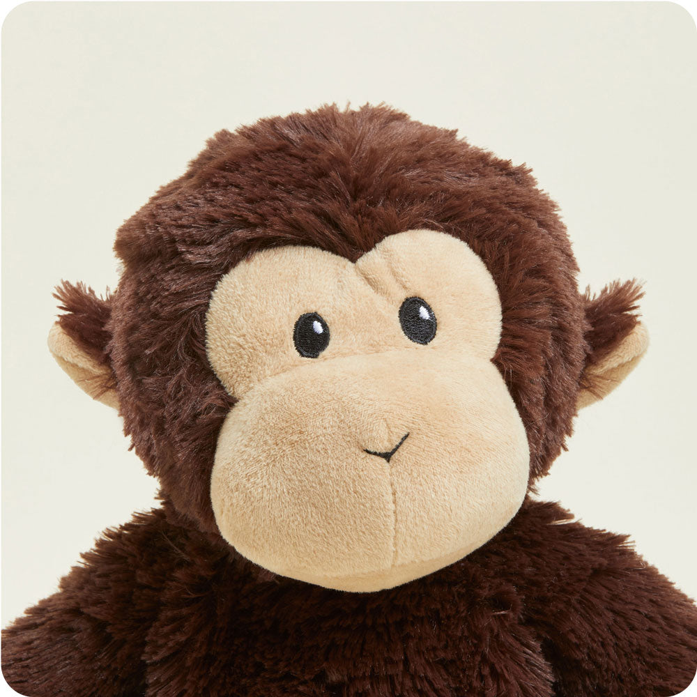Warmies Chimp Microwavable Weighted Plush Stuffed Animal Lavender Scented