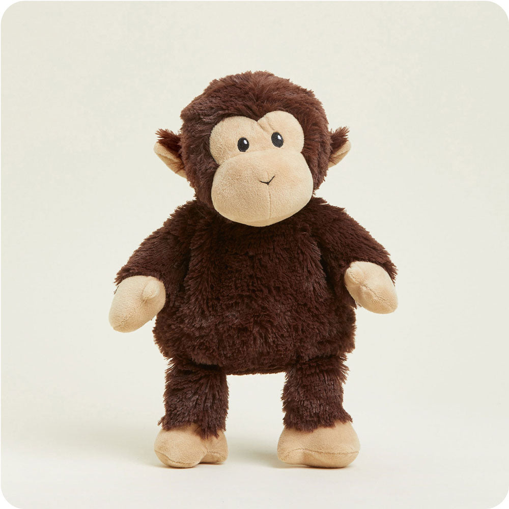Warmies Chimp Microwavable Weighted Plush Stuffed Animal Lavender Scented