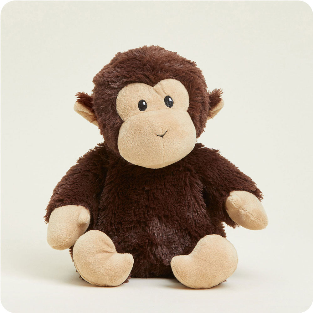Warmies Chimp Microwavable Weighted Plush Stuffed Animal Lavender Scented