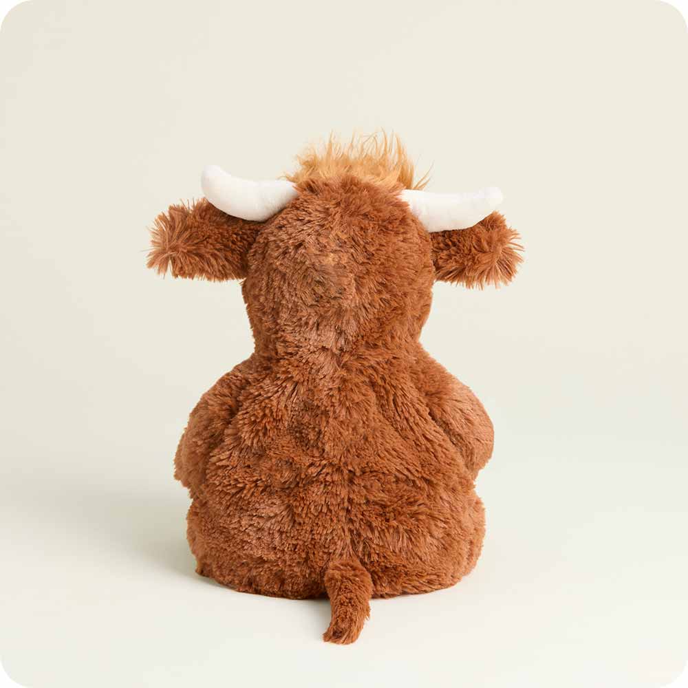 Warmies Highland Cow Microwavable Weighted Stuffed Animal