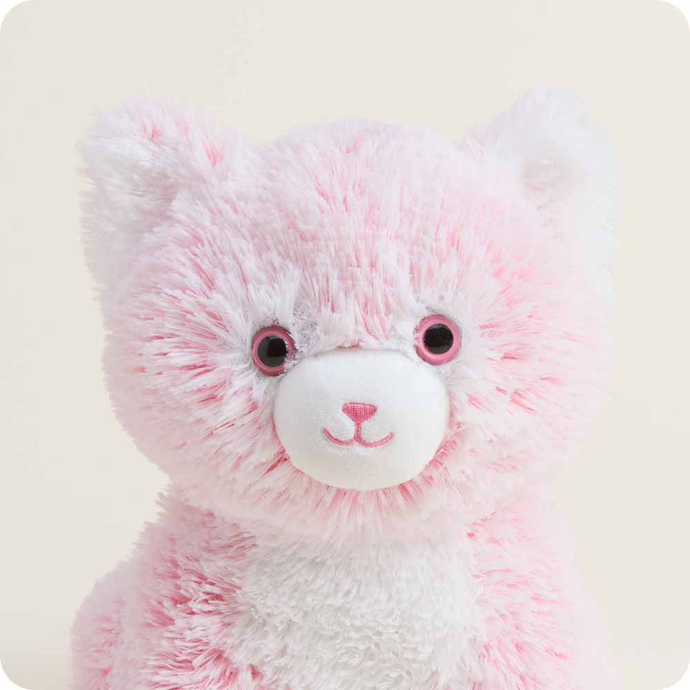 Warmies Pink Kitten Microwavable Stuffed Animal Lavender Scented