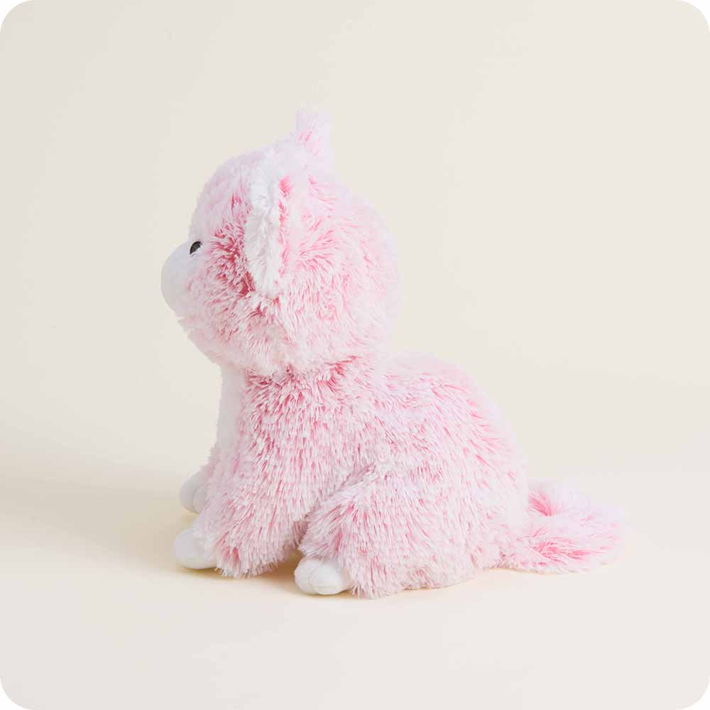 Warmies Pink Kitten Microwavable Stuffed Animal Lavender Scented