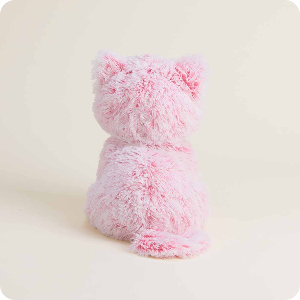 Warmies Pink Kitten Microwavable Stuffed Animal Lavender Scented