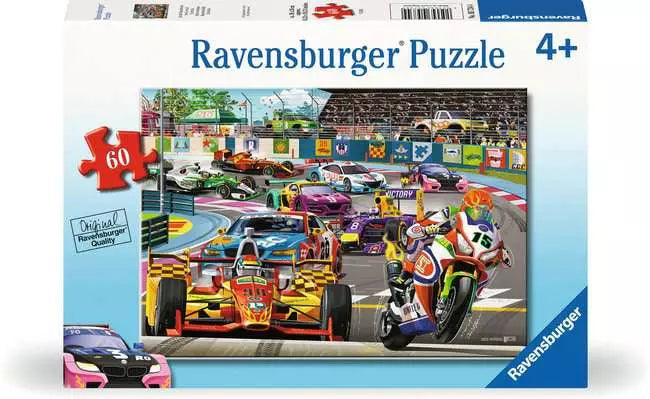 Ravensburger Racetrack Rally 60 Piece Puzzle
