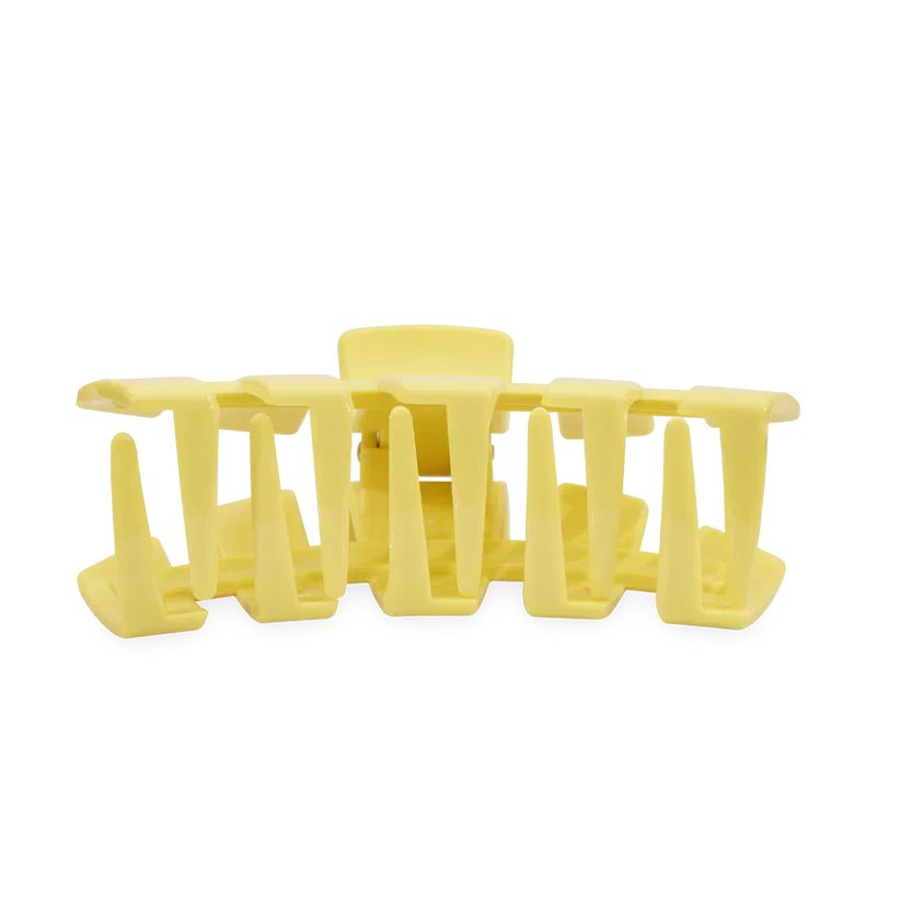 TELETIES Classic Claw Clip Buttercup Yellow Lightweight Hair Accessory