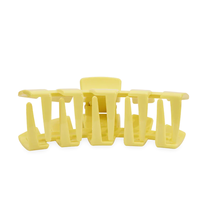 TELETIES Classic Claw Clip Buttercup Yellow Lightweight Hair Accessory