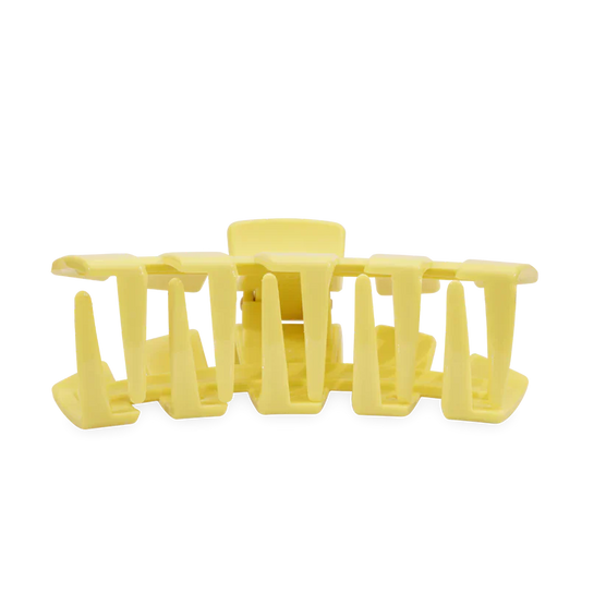 TELETIES Classic Claw Clip Buttercup Yellow Lightweight Hair Accessory