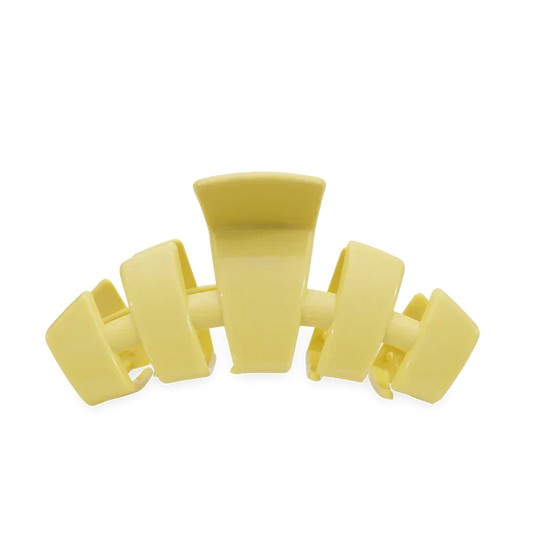 TELETIES Classic Claw Clip Buttercup Yellow Lightweight Hair Accessory