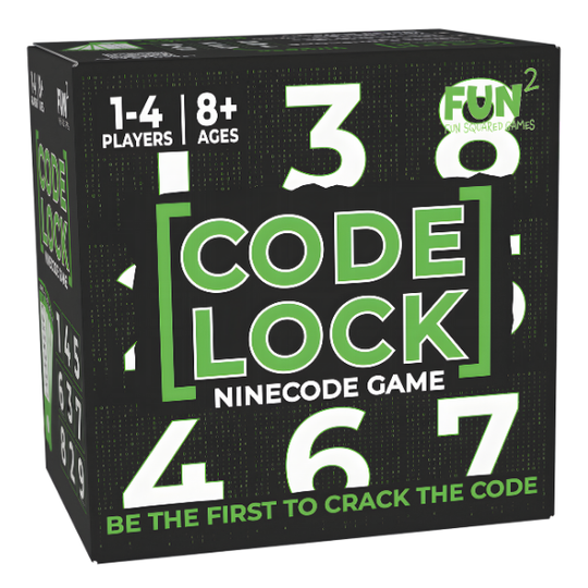 Fun Squared Games Code Lock Fast-Paced Deduction Strategy Board Game