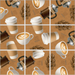 Fun Squared Games Coffee Squzzle 9-Piece Brain Teaser Tile Puzzle