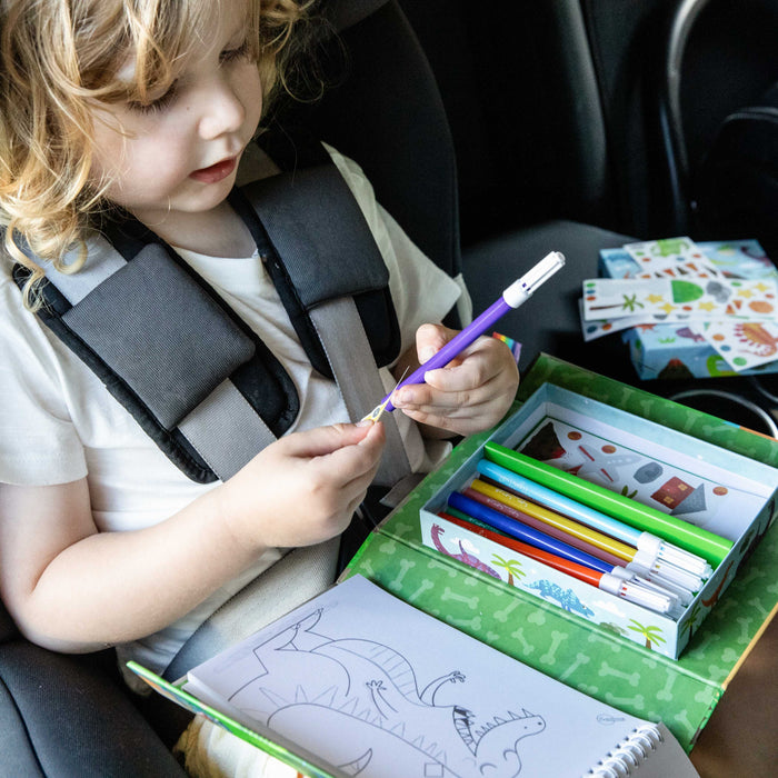 Tiger Tribe Dinosaur Colouring Set Activity Kit