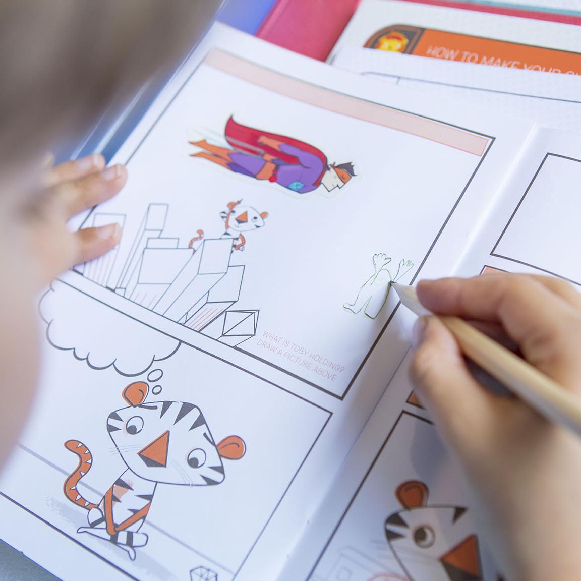 Tiger Tribe Comic Book Creation Kit: Practice, Plan, Create