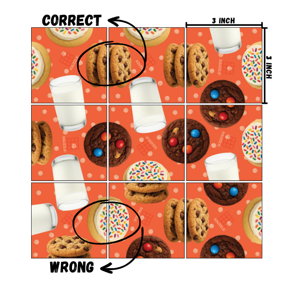 Fun Squared Games Cookies & Milk Squzzle 9-Piece Tile Puzzle