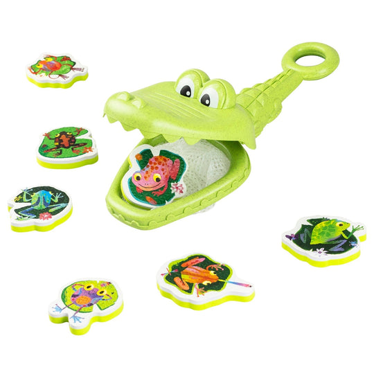 Tiger Tribe Croc Chasey Catch a Frog Bath Toy